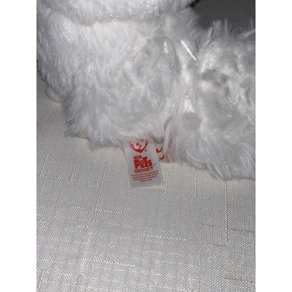 TY Secret Life of Pets Gidget Dog Stuffed White Pomeranian Plush 6" - Picture 9 of 11